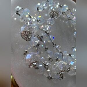 Vintage Aurora Borealis Beaded Necklace